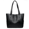 new arrival shoulder bag pu texture women's bag casual large capacity bag fashioneasiest for matchsatchel tote bag
