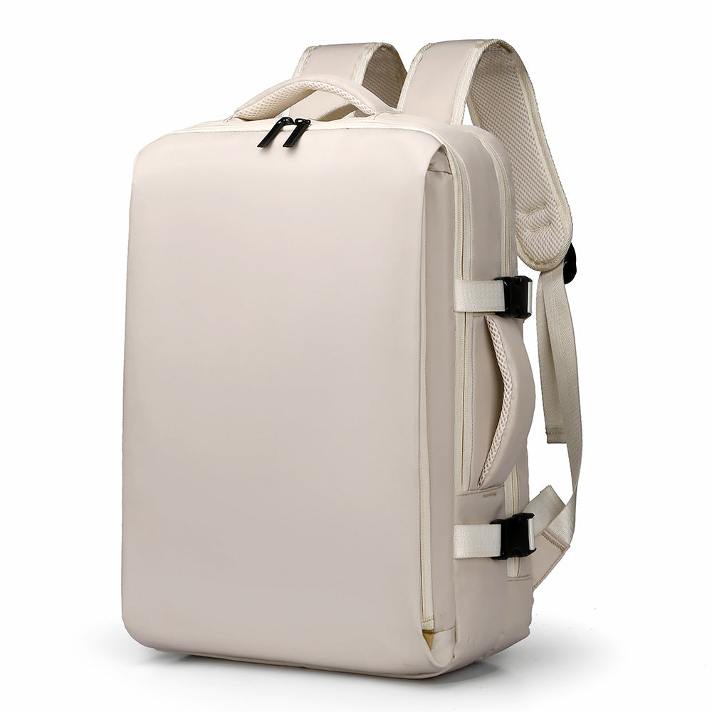 New men's and women's fashion backpack, simple large-capacity laptop bag, commute to work, business backpack