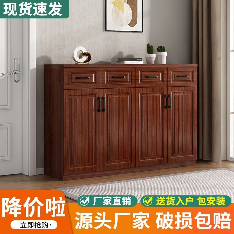 Sideboard multifunctional for home living room storage tea cabinet wooden storage cabinet wall-mounted casual bay window balcony cabinet