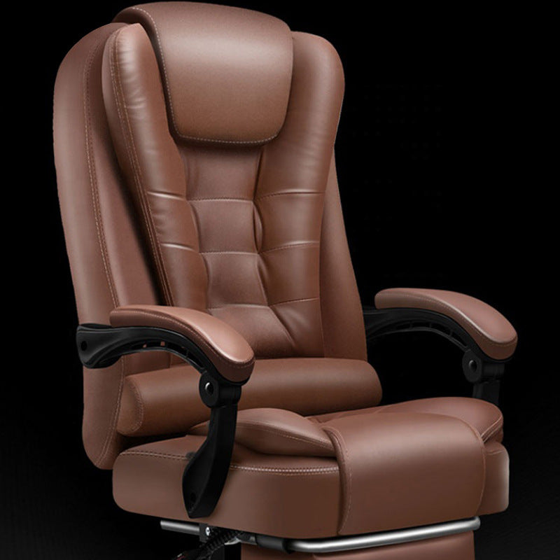 Modern office luxury comfort executive chair - reclining manager's chair - executive desk chair - black business chair