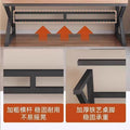Bookshelf all-in-one table with perforated board study table bedroom simple office desk student for home solid wood desktop computer desk