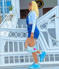 European and american cross-border women's fashion:  autumn sexy hot girl irregular one-shoulder jumpsuit wide-leg jeans