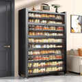 Shoe cabinet steel for home door all-in-one multi-layer dust-proof shoe rack entrance large-capacity storage cabinet metal storage shelf