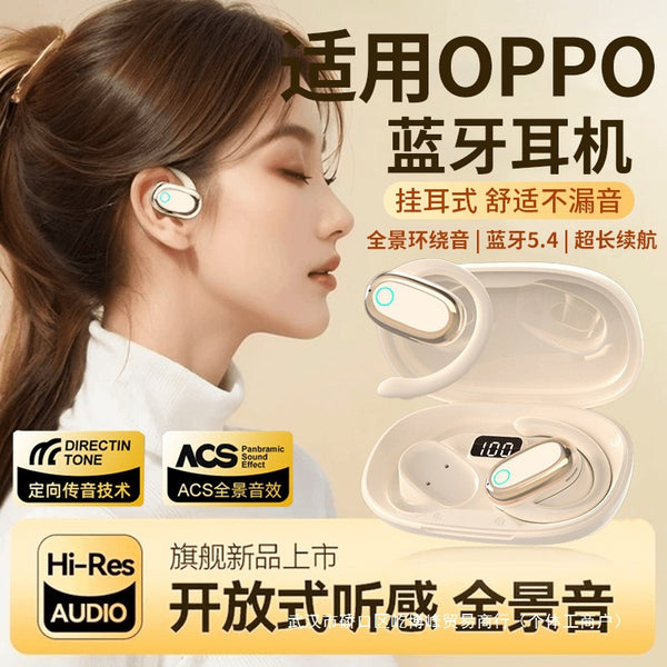 Voice of Berlin 2025 new Bluetooth headset adjustable ear-hanging open Dolby sound quality long battery life noise reduction