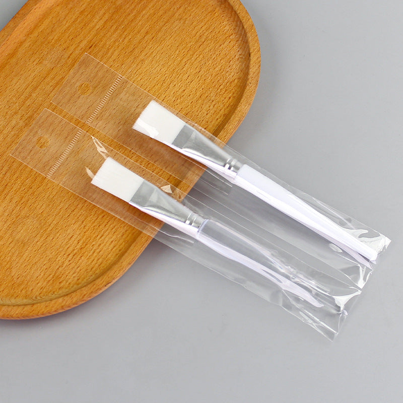 Makeup & beauty brush - crystal handle mask brush - solid transparent handle - mask mixing brush - diy soft bristle brush - mud mask application brush