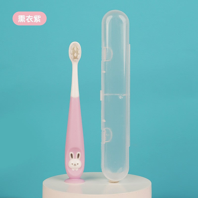 Cartoon children's toothbrush, soft-bristled toothbrush 1-12 years old baby soft-bristled oral cleaning toothbrush box wholesale
