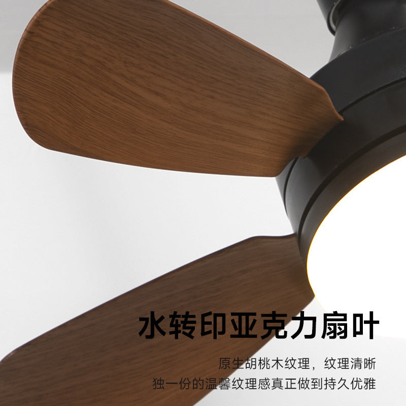 [Strict selection] 2025 new fan chandelier medium antique wood grain movable track bar island dining table lamps