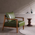 Nordic single sofa chair modern living room tech fabric leisure chair designer chair balcony japanese style solid wood sofa