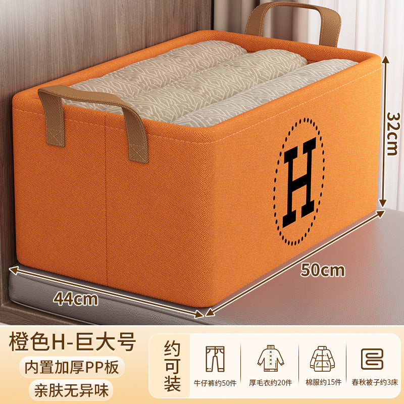 Clothes storage box, household drawer, fabric, clothing, pants, sorting basket, wardrobe layered storage artifact storage box