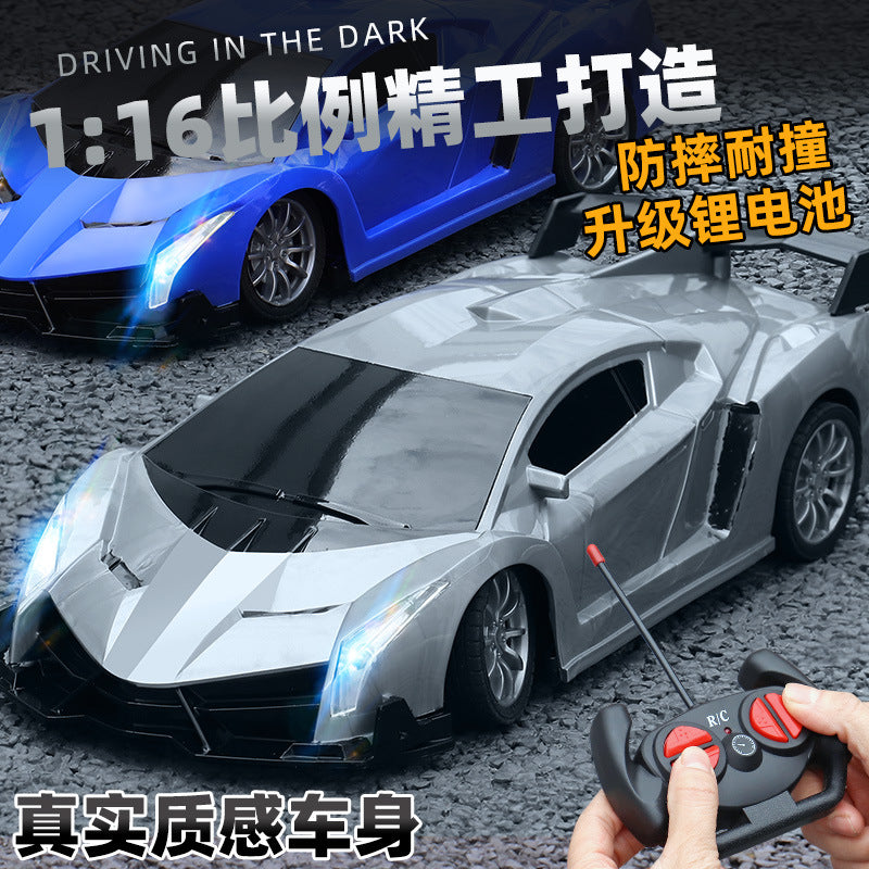 Kids' remote control car toy rc electric high-speed motor drift racing police car off-road vehicle for boys ages 5-7