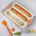 Custom silicone bread mold 3-cavity + 9-cavity set, oven-safe french toast loaf pan, non-stick mini cake baking pan
