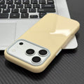 Suitable for apple 17pro mobile phone case, trendy contrasting color macaron jelly case, iphone16/13 anti-fall protective cover