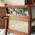 Second-hand style solid wood single chair dining chair desk chair living room balcony casual armchair tea table host chair