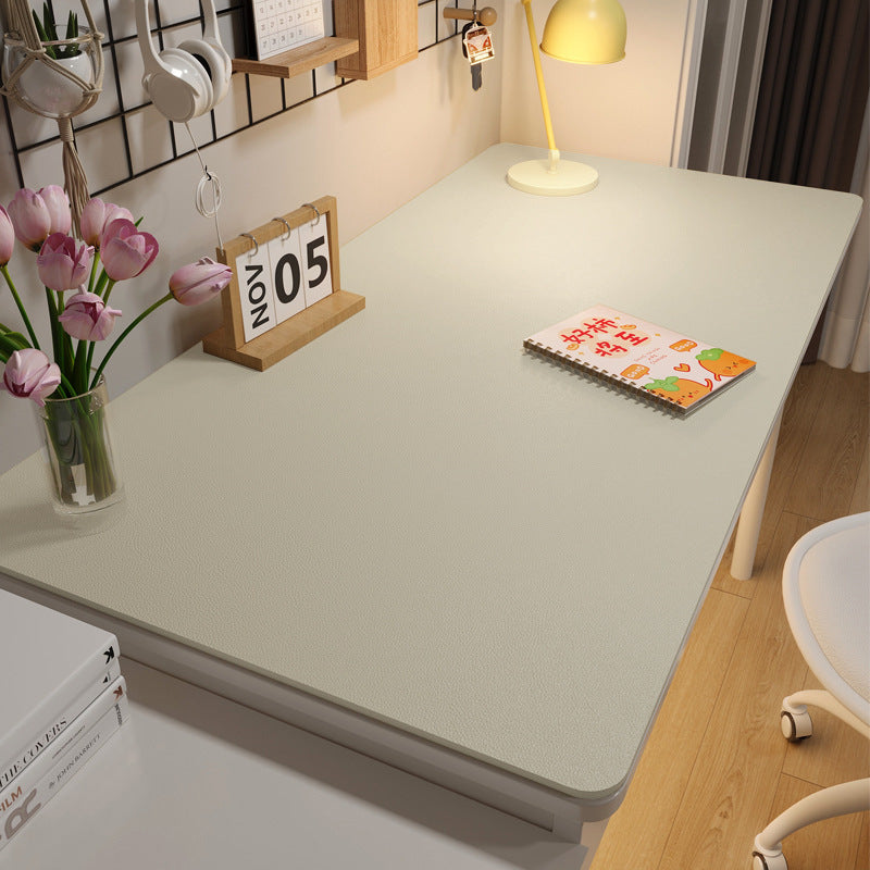 Environmentally friendly eye protection desk mat Student leather solid color coffee table mat Oil-proof dining table cloth Learning computer desk mat Non-slip