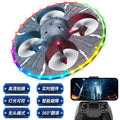 S163 intelligent obstacle avoidance flying toy foam ufo kids remote control airplane hd drone light-up multirotor