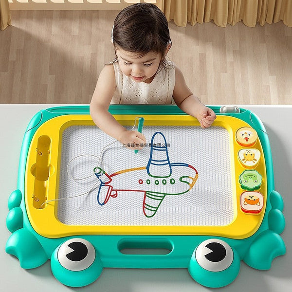 Children's drawing board Household children's magnetic writing board One-year-old baby 2 Graffiti 3 Magnetic drawing toy drawing board Large