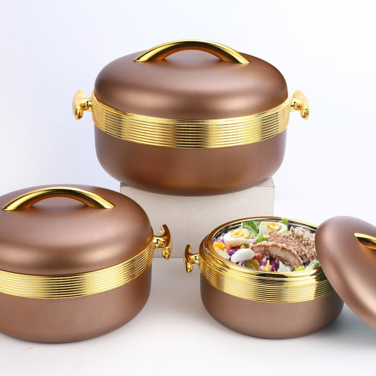 Insulated food container - classic design with colorful packaging - keeps food warm for approximately 6 hours