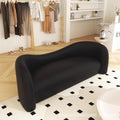 Milo's light luxury milk tea shop clothing store sofa leather art black retro beauty salon reception and negotiation popular rest area