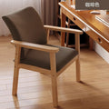 Solid wood computer chair - swivel, backrest, makeup vanity chair, office sofa chair, office chair - perfect for girls' bedrooms