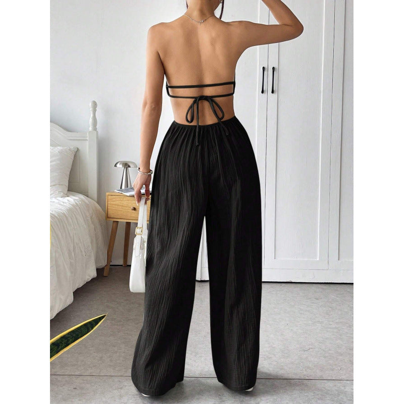 code new arrival  original women's tube top backless jumpsuit