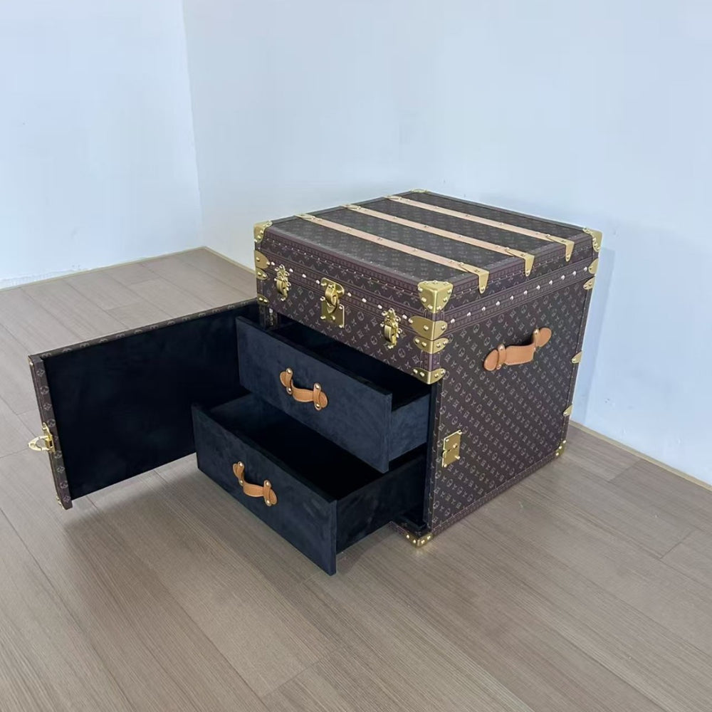 Frenchretro living room sofa side cabinet bedside table old flower cabinet popular same style home small cabinet accessible luxury storage cabinet