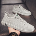 Men's spring 2026 new white sneakers: trendy skate shoes, bestselling versatile casual leather shoes, summer athletic white sneakers