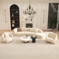 French cream style casual sofa designer cashmere living room lazy sofa chair hotel b&b hotel coffee table