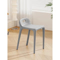 Modern minimalist home chair - restaurant spare thickened plastic chair - dining table chair stool - stackable plastic stool