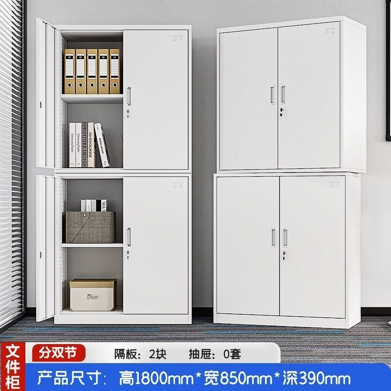 Heavy-duty steel office file cabinet - steel document cabinet for financial records, accounting files, and storage - low profile storage unit