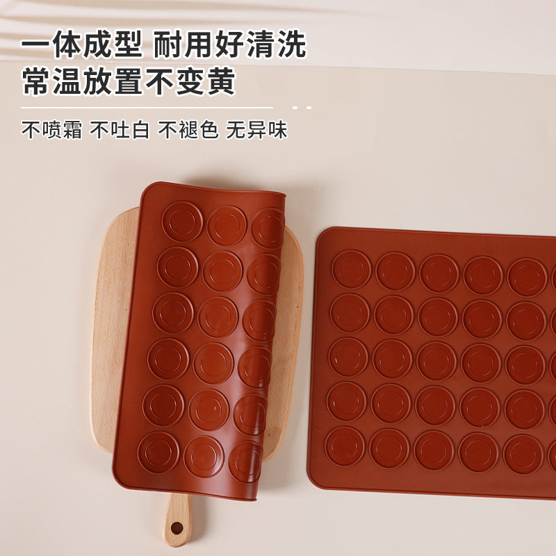 macaron baking mat chocolate cookie mold cake mold ice cream candy food grade silicone mold