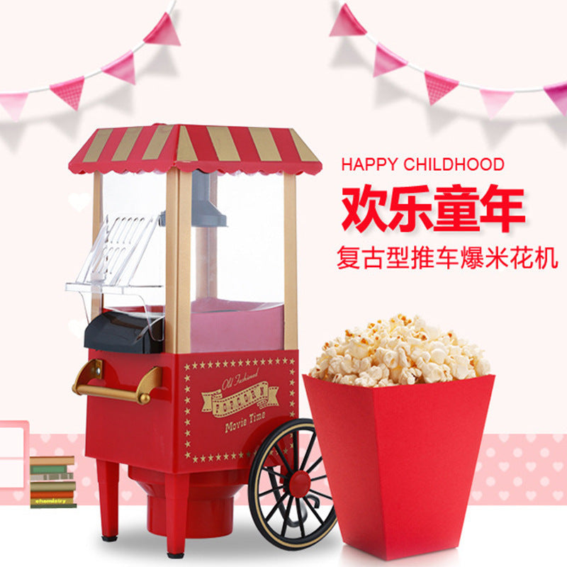 new small popcorn machine play house toys kids making popcorn machine diy holiday gifts wholesale