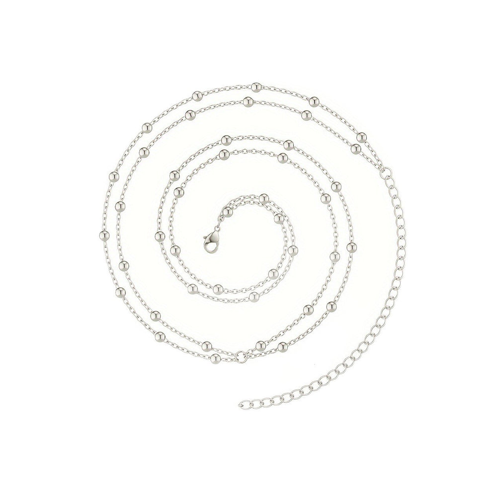European and american trendy fashion double layer waist chain teardrop sexy beach bikini waist chain versatile travel style body jewelry