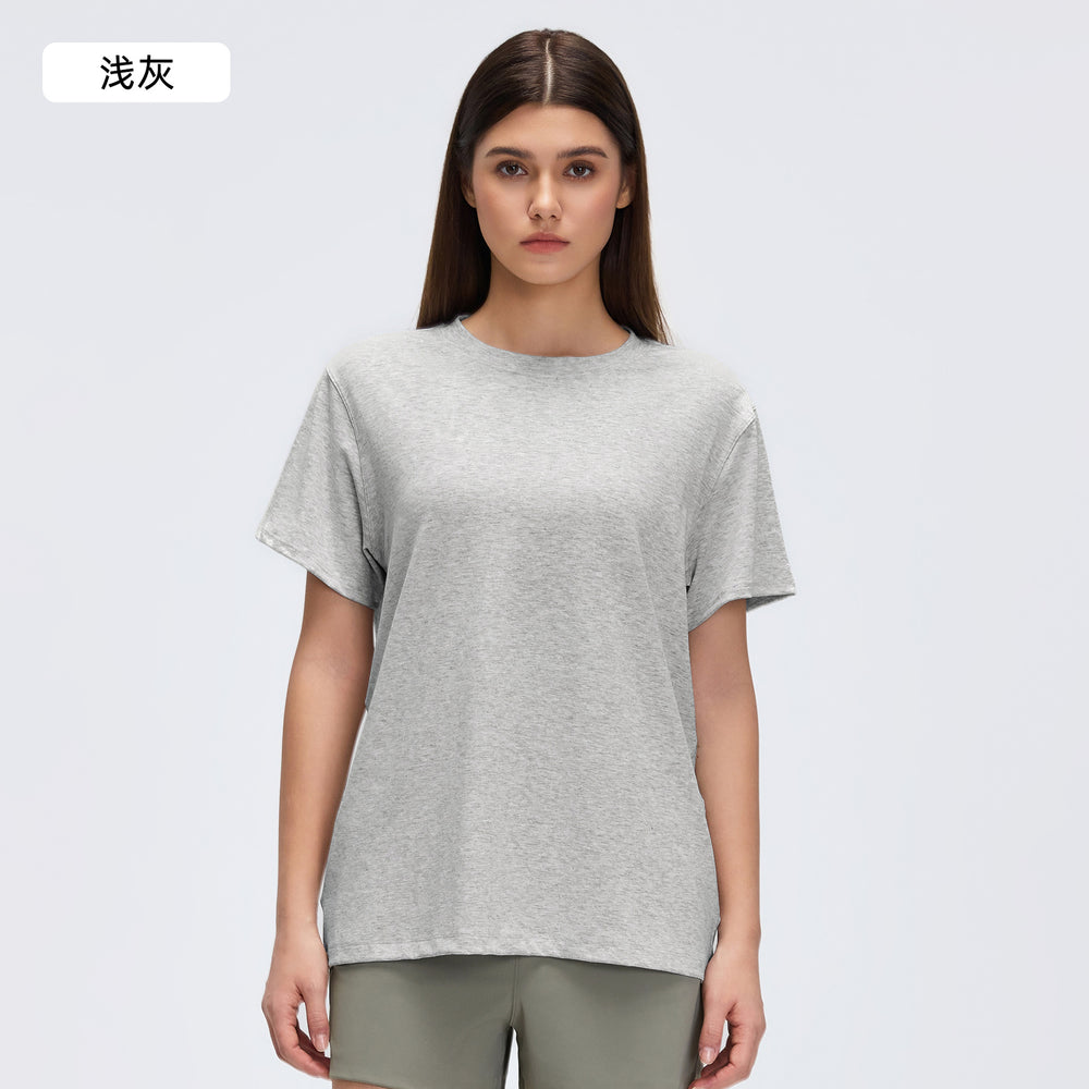 【customization available】loose fit women's short-sleeve yoga & activewear t-shirt - factory direct, supports custom oem/odm
