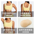 New arrival cross-border high-elastic sports intimates beautiful back bra three-point fitness yoga vest with chest pad for women classy