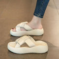Women's retro birkenstock-style slides: new summer fashion, trendy outdoor wear, super popular fairycore style, perfect with skirts, chunky platform thong sandals