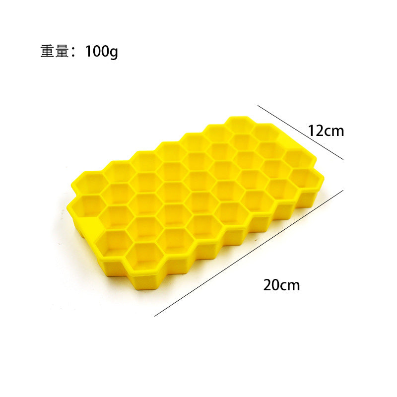 Freeze ice cube mold with lid silicone ice grids ice making film skull square ice maker cocktail ice ball film