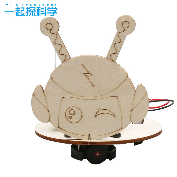 Obstacle avoidance robot technology small production children's science experimental toys primary school students DIY handmade invention material package