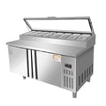 Pizza slotting refrigerator, salad table, cold dishes, fruit display cabinet, side dish refrigerator, operating table, refrigeration and freezing