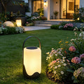 Outdoor waterproof solar powered lawn lamp - patio rechargeable dual-use portable light - villa courtyard garden decorative lighting