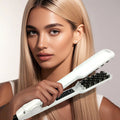 corn silk plaid curling iron negative ion hair root fluffy dual-purpose splint hair iron curling iron