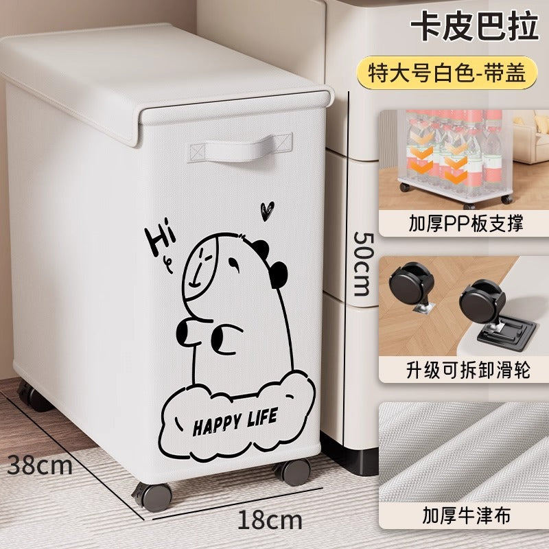 Office Storage Basket Under Table Station Removable Wheel Shelf Cart Dormitory Snack School Bag Storage Rack