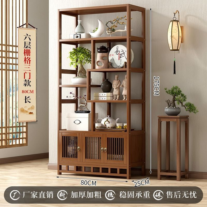 Special offer bogu rack new chinoiserie tea display cabinet tea room tea cabinet modern casual duobao pavilion ornaments storage shelf
