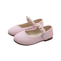 spring/autumn korean style new girls' leather shoes, export order, princess flats, children's velcro performance dance shoes
