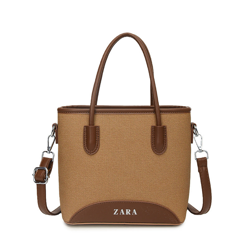 Retro commuting quality satchel bag 2025 new work commuting shoulder underarm bag casual bag elegant tote bag