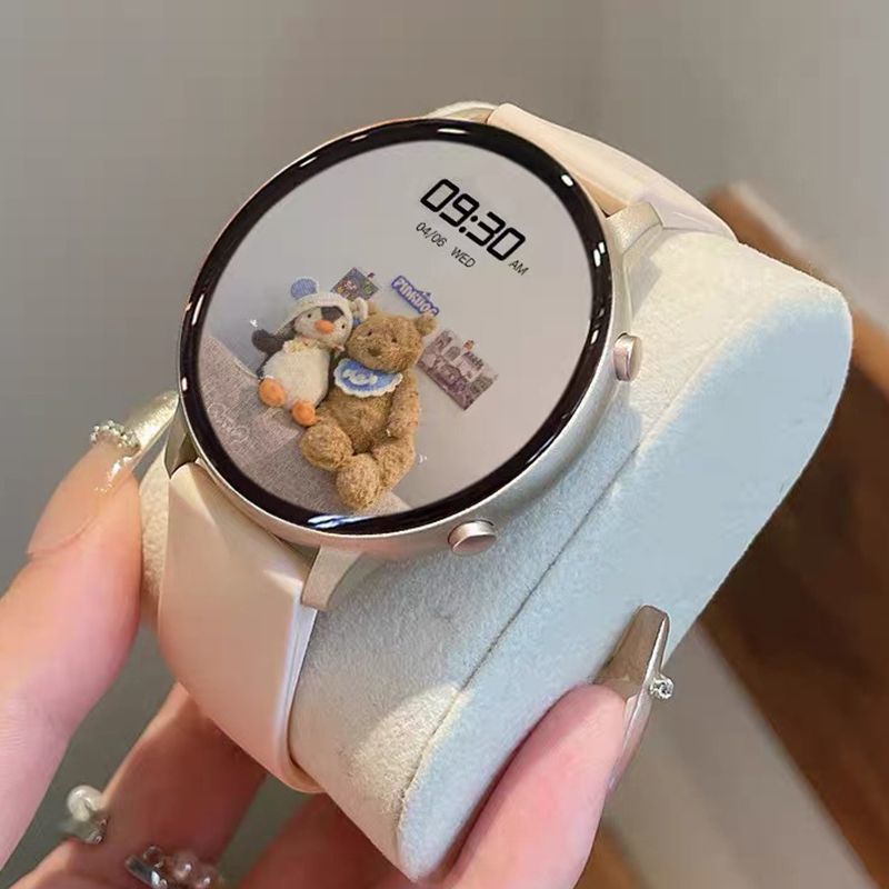 Bestselling dual-payment round screen smartwatch for high school girls - stylish, nfc access, ai assistant, fitness tracker (instagram hot item)