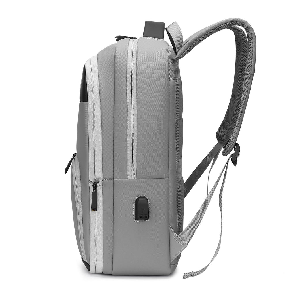 Cross-border business commuting backpack men's large-capacity expandable waterproof computer bag fashion travel backpack