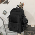 Trendy backpack for girls - high school & college students - large capacity, workwear style, laptop backpack, travel rucksack for men
