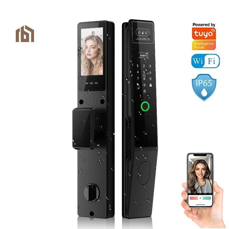 Smart lock 3d face recognition tuya video intercom