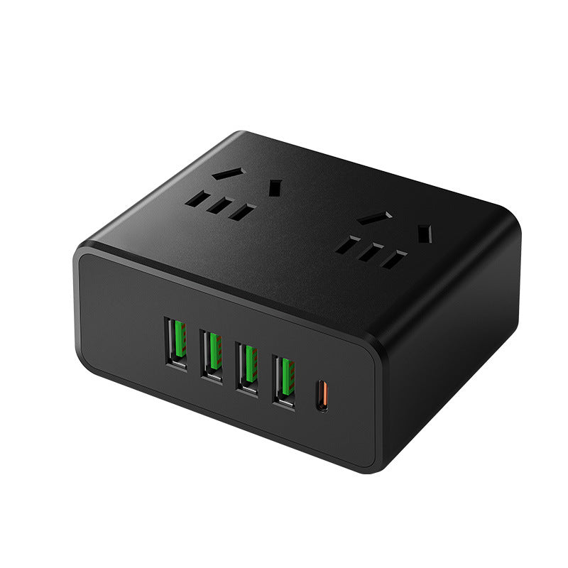 Multi-port fast charging magic box socket master control USB light socket home office plug-in board multi-function extension cable power strip