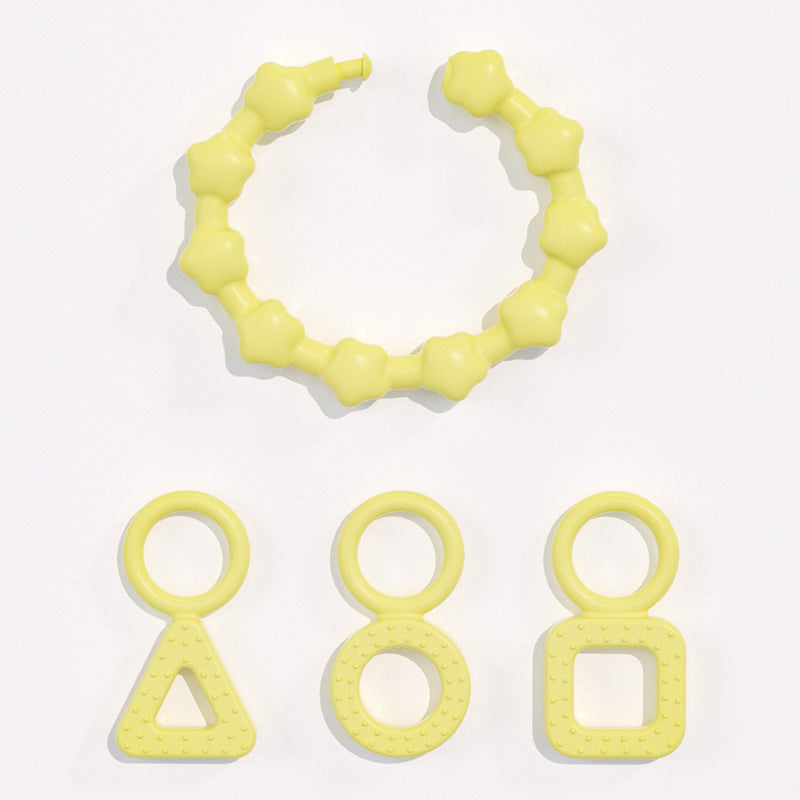 Baby silicone bracelet, toothpaste, baby anti-eating hand glue, gnawing baby teeth, toy pacifier, molar stick
